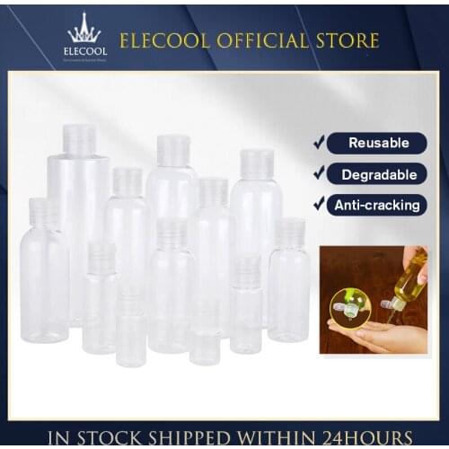 Travel Plastic Transparent Bottle Atomizer Empty Spray Bottle Butterfly Makeup Tool Sub-packing Clamshell Bottle TSLM1