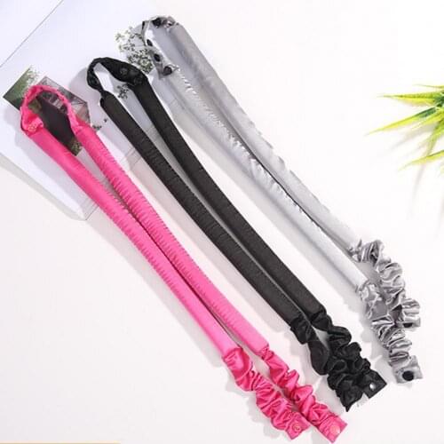 Heatless Curling Rod Headband Curls Silk Ribbon Lazy Curler Hair Rollers Sleeping Soft Wave Formers Women Hair Styling Tools