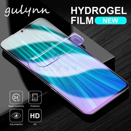Full Cover Anti Blue Light Soft Hydrogel Screen Protector Film For Xiaomi Redmi Note 9 5 6 7 8 K20 Pro Film For Mi Mix 2S 3 9T