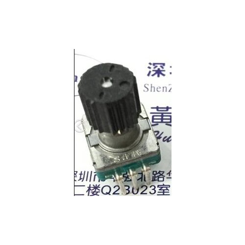 Car navigation volume potentiometer EC11 no step with switch handle length 13MM free shippping