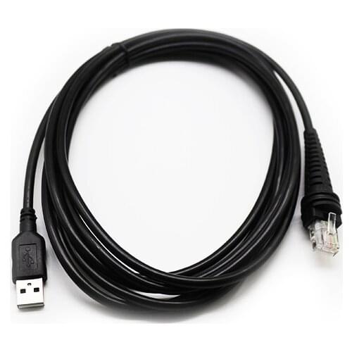 10pcs USB 3M Straight Cable For Honeywell Honeywell 1900G 1200 1300G 1450 Barcode Scanner Dada Transfer Cable