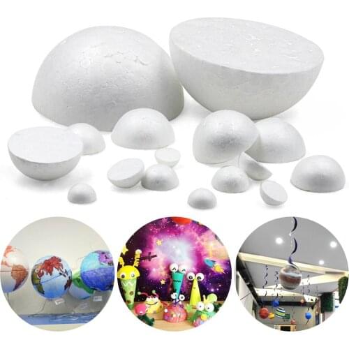 XMAS Polystyrene Styrofoam Foam Half Ball Hemisphere DIY Accessory Handmade For Party Celebration Decorations Craft DIY All Size