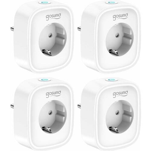 Gosund WiFi EU Smart Plug Socket Tuya/Smart life Remote Control Home Appliances Works with Alexa Google Home No Hub Require