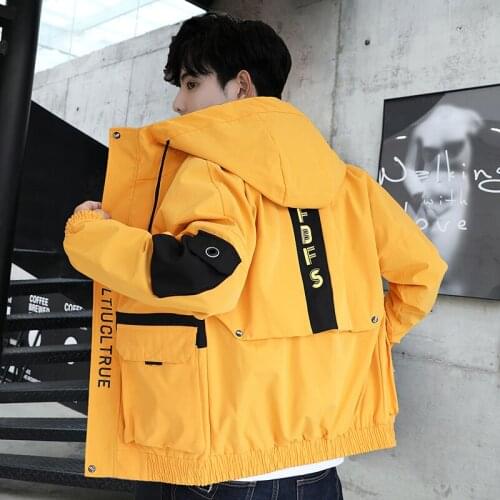 2021 High Quality Hooded Jacket Mens Autumn Thin Coat Fashion Slim Fit Windbreaker Mens Large Size Clothing M-5XL Outwear Tops