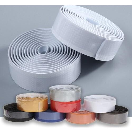 2Pcs Road Bike Handlebar Anti Skid Straps Carbon Fiber Elastic Bicycle Handle Adhesive Tape Bands Cycling Accessories