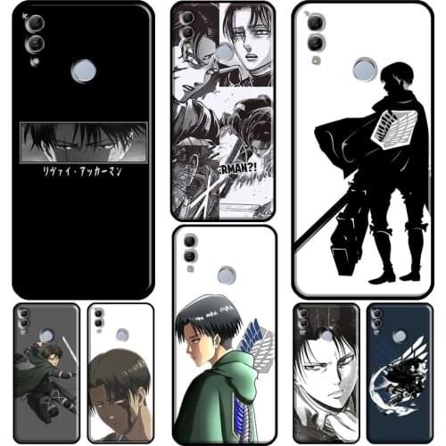Anime Attack on Titan Levi Ackerman For Huawei Honor 10 Lite 9 20 10i 8X 9X 10X Lite 8A 9A 8S 9S 4C 6C 7C 7A Pro Phone Cover