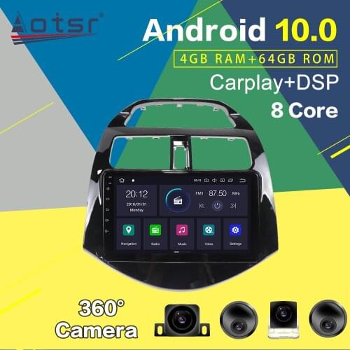 Car GPS Navigation For Chevrolet Spark Android Radio 2010-2014 Car Screen PX6 Multimedia Player Auto Stereo Head Unit Carplay 2k