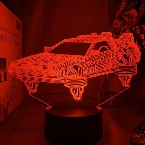 Car Bedside Light 3D Power Bank Child Kid Room Table Lamp Dream Gift Room Ornaments