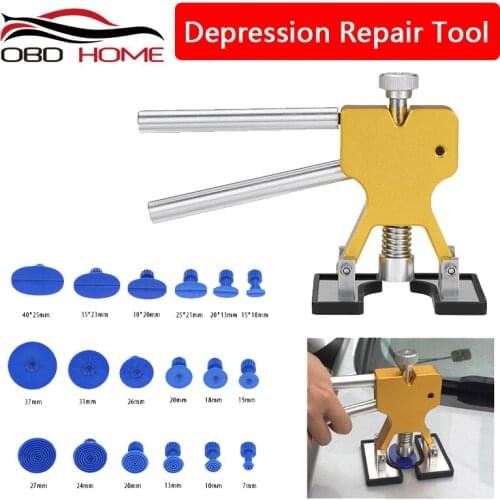 OBD2 Car Body Paintless Dent Puller Lifter Repair Tool +18 Tabs Car Dent Remover for bmw e46 e90 for ford Depression Repair Tool