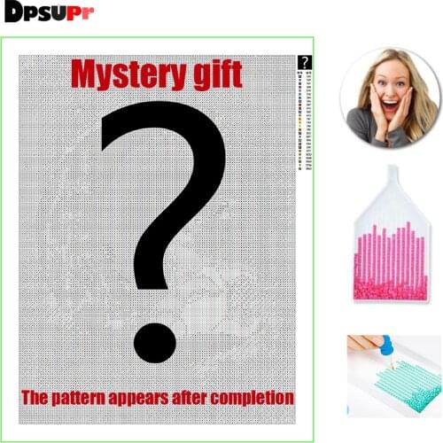 Mystery Diamond Painting Photo Custom 5D DIY Mysterious Picture Rhinestone Diamond Embroidery Mosaic Cross Stitch Surprised Gift