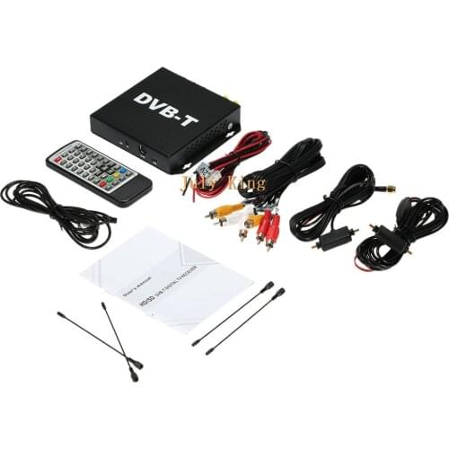 DVB-T Car Mobile Digital Set Top Box, Auto SD MPEG4 TV Tuner, Car TV Receiver, PAL/NTSC Auto Conversion