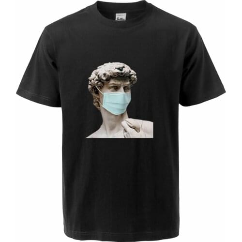 David Michelangelo Vintage Funny T-Shirt Men Cotton T Shirt 2020 Tshirt Men Casual T-shirts Tops Tees Cool Tee Shirt