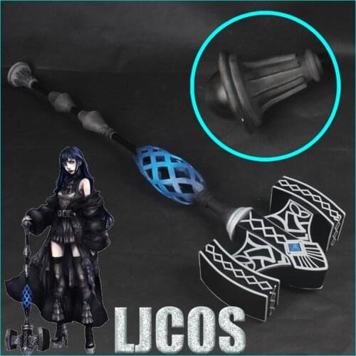 Game Final Fantasy XIV FF14 Priestess of Darkness Gaia Sledgehammer Weapon Cosplay Props Weapons Halloween Carnival Party