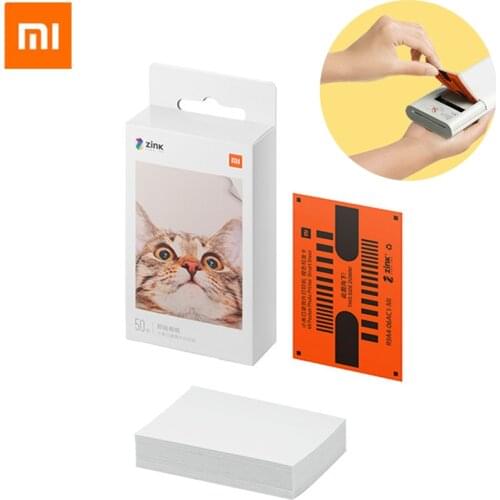 Xiaomi Mijia AR Printer Mi ZINK Pocket Printer Paper Self adhesive Photo Print Sheets For Xiaomi 3inch Mini Pocket Photo Printer