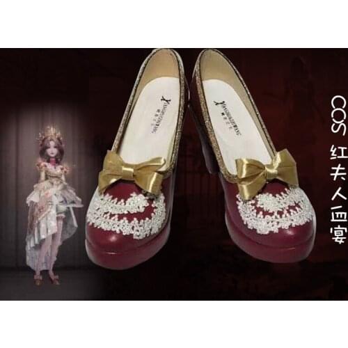 Hot Game Identity V Cosplay Shoes Mary Bloody Queen Cosplay Halloween Carnival Party Cos Shoes