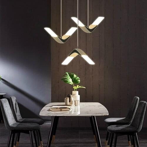 Minimalist LED Pendant Light Moern Nordic Dining Room Staircase Lighting Fixtures Bedside Bar Coffee Shop Acrylic Pendant Lamp