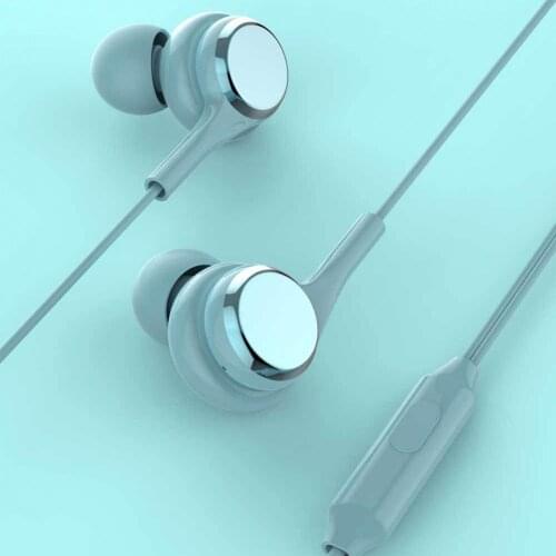 Fashion 3.5mm In-ear Wired Earphones Shocking 4D Sound Stereo Bass Earbuds With Mic Music Gaming Earphone for IOS Android