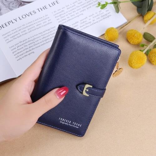 2020 fashion wallet ladies Korean version large-capacity medium and long clutch bag wild simple zipper buckle card bag