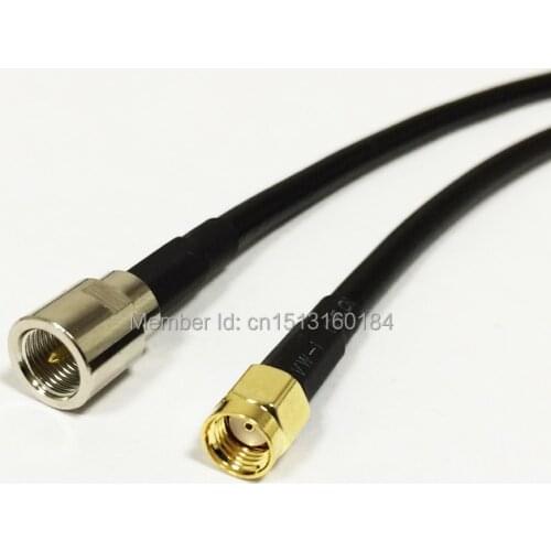 New Modem Coaxial Cable RP-SMA Male Plug Switch FME Male Plug Connector RG58 cable 50CM 20" Adapter wholesale price