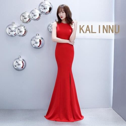 Charming Mermaid Summer Bodycon Maxi Dress Elegant Club Dress Formal Gowns Fashion Women High Split Sleeveless Party Dresses