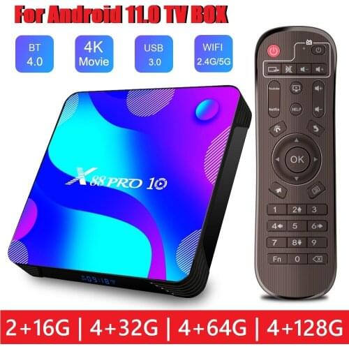 128G Smart TV BOX For Android 11 4k 3D Receiver 2.4G 5G Dual Wifi Bluetooth-Compatible Media Player HDR High Quality Set Top Box