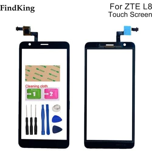 5.0'' Mobile Touch Screen For ZTE Blade L8 / ZTE Blade A3 2019 Touch Screen Front Glass Sensor Tools 3M Glue