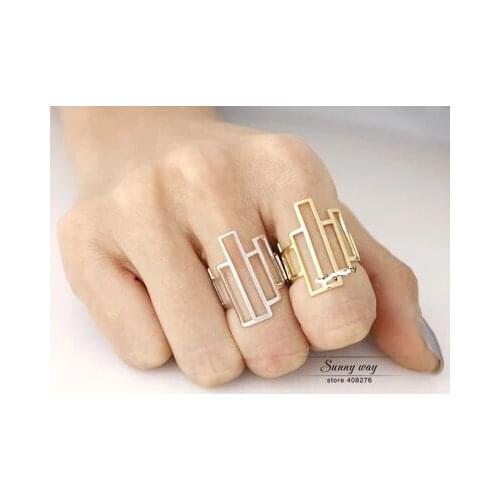 Timlee R015 Free shipping Grace Fashion Geometric finger Rings,Fashion Jewelry Wholesale
