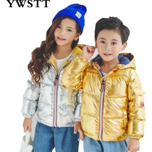Ywstt New kids Winter Warm Coat Baby Boys Girls Outerwear & Coats 2017 Boys' and Girls' Down Coat Thin Childen Coat