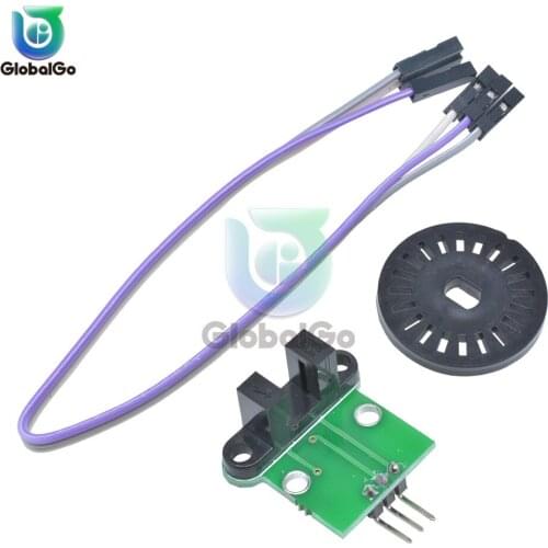 1SET HC-020K Double Speed Measuring Module to Test Motors Rotational Speed with Photoelectric Encoders kit 3Pin Female Cable