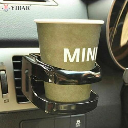 1 Pcs Zwarte Auto Accessoires Drink Cup Holder Air Vent Clip-On Mount Water Fles Stand Bekerhouder