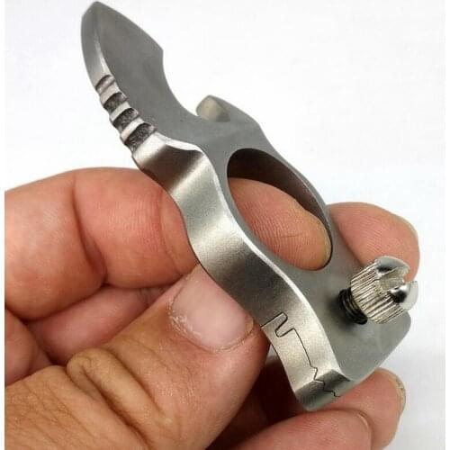 1pcs Self Defense Security Outdoor Portable Self Defense EDC Toy Bow Ring Bow Window Breaker Bottle Opener Screwdriver Slingshot