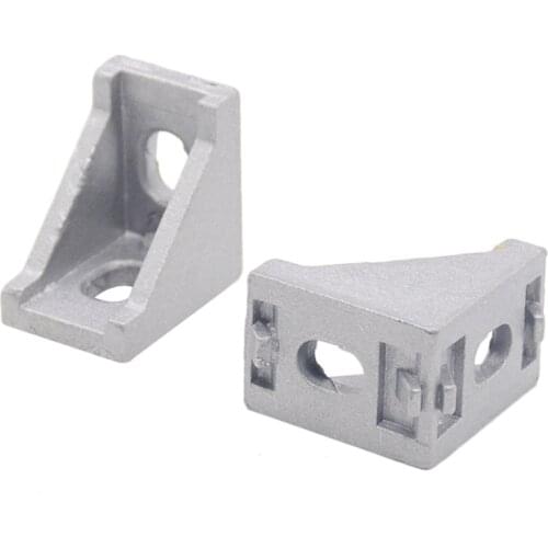 10/15/25/50 pieces of aluminum 2020 2028 2040 3030 3060 angle bracket accessory connector aluminum profile angle bracket DIY
