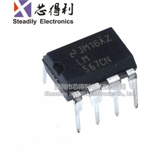 10pcs/lot New Lm567 Lm567cn Dip-8 Interface-Telecom Voice Decoder 8-Pin