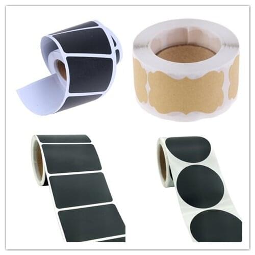 16-300pcs DIY Blank Stickers Waterproof Chalkboard Kitchen Spice Label Sticker Jars Bottles Tags wedding scrapbooking sticker