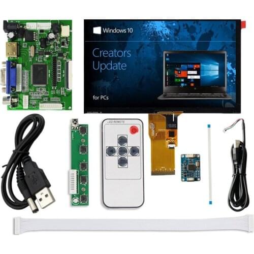 7 inch 1024*600 HDMI Screen LCD Display+capacitive touch screen with Driver Board Monitor for Raspberry Pi Banana/Orange Pi