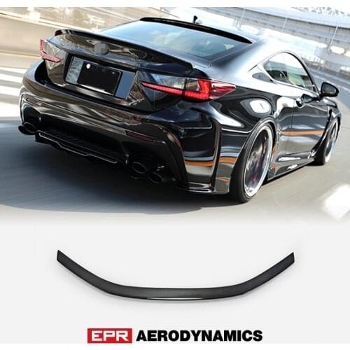 Car Accessories for Lexus 14-18 RC F USC10 ART Type Carbon Fiber Rear Spoiler Rear Wing Trunk Spoiler Aero Tuning Body Kits