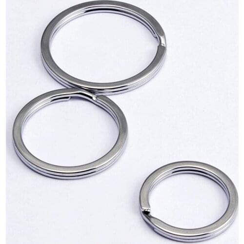 Free Shipping! Dull Silver Plated Split Rings Key Rings 25mm 30mm 35mm key ring keychain CN039