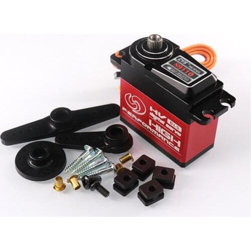 CYS BLS9130 BLS9110 BLS9120 BLS9125 10/20/25/30KG Digital Watarproof Brushless Servo steel gear all aluminum case HV 6-7.4V