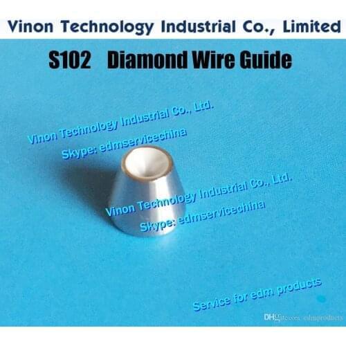 D=0.11mm Diamond Dies Guide S102 3080237 edm Upper Dies B for AWT 0.11mm 0200135 for AQ,A,EPOC series wire-cut edm machine