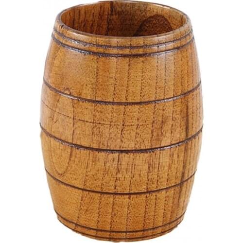Japanese Style Wooden Cup Pollution Free Reusable Tea Coffee Milk Wine Heat Insulation Water Drinkware Gift