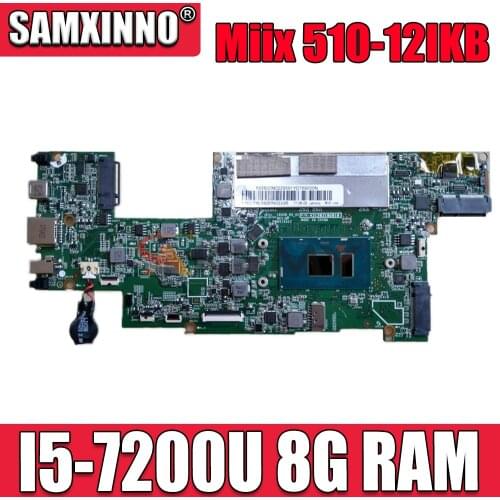 For Lenovo MIIX510 Miix 510-12IKB Tablet 1602B-05-01 With I5-7200U RAM:8G Original integrated motherboard 100% fully tested