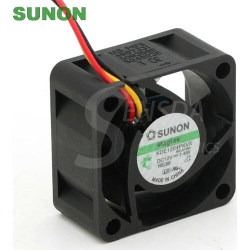 For Sunon KDE1204PKVX 40 4cm 40mm 12V 1.4W server inverter power supply axial cooling fans