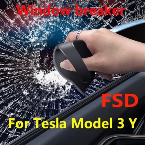 For Tesla Model 3/Y/X/S, steering wheel gravity sensor auxiliary driving ring FSD automatic driving ring, broken window artifact