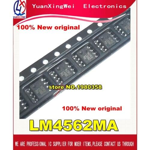 LM4562 LM4562MAX LM4562MA L4562MA SOP-8 Original authentic and new Free shipping 10pcs/lot