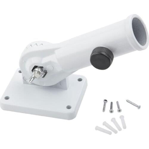 Metal Flagpole Frame, Multi-position Adjustable Mounting Bracket, Strong Anti-rust Flagpole Frame For Window Advertising Flags