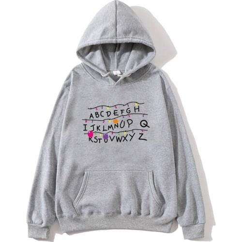 TRAVIS SCOTT graffiti feminine itself letter print plus velvet sweatshirt men Harajuku fleece hip hop ABCD hoodie