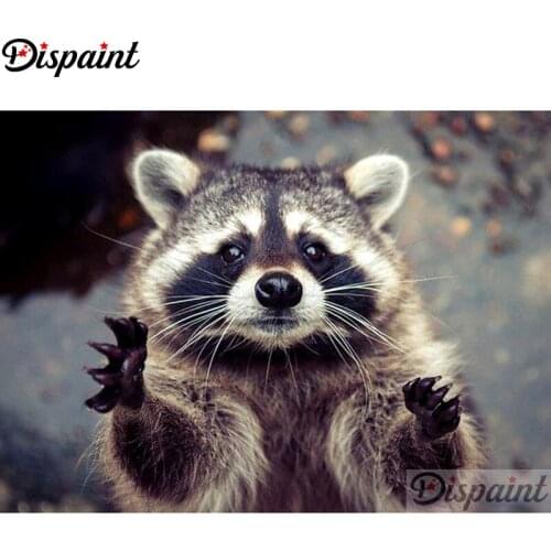 Dispaint Full Square/Round Drill 5D DIY Diamond Painting "Animal civet scenery"3D Embroidery Cross Stitch Home Decor Gift A12655
