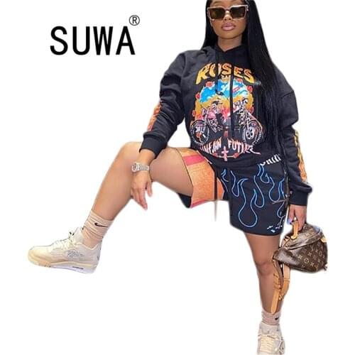 2020 Wholesale Clothing Women Letter Printed Hoodies Sweatshirt Long Sleeve Oversize Loose Classic BF Style Pullover Top