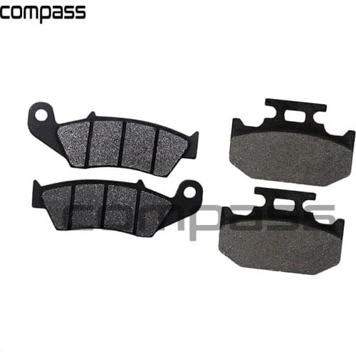 Motorcycle Front and Rear Brake Pads for KAWASAKI KX125 KX 125 1994 KDX 200 KDX200 1995-2006 KLX 650 KLX650 1993-1995