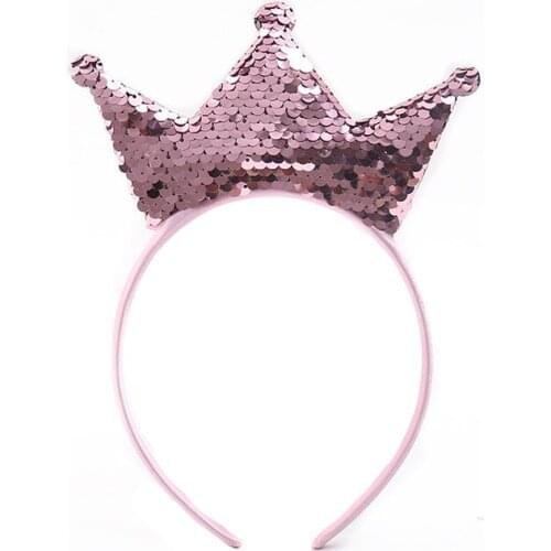 Girls Toddler Kids Shiny Crown Hairband Princess Headband Headwear Wedding Birthday Gift Hair Accessories